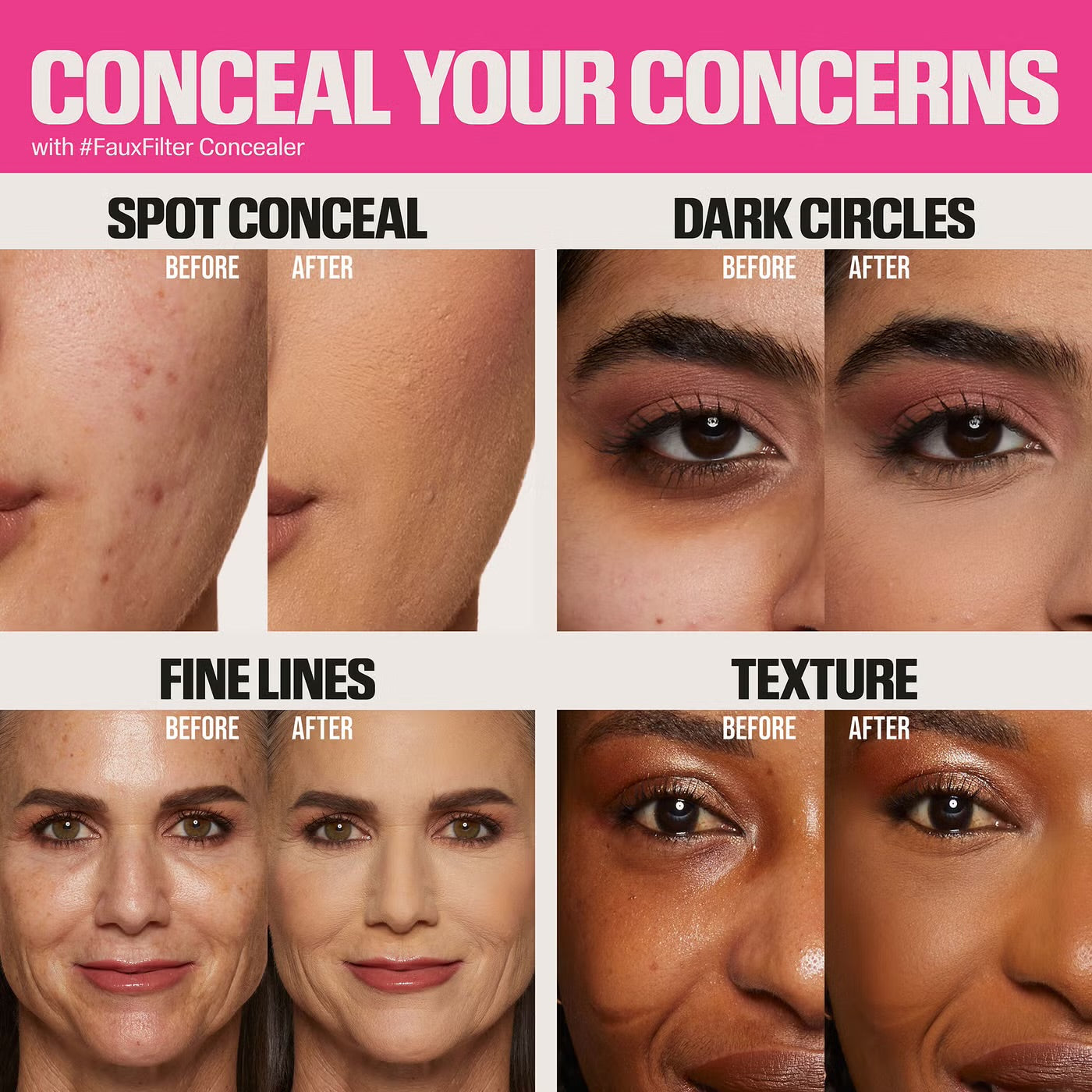 Huda beauty #FAUXFILTER Luminous Matte Liquid Concealer - Anticernes liquide