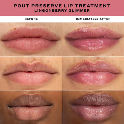 Ole Henriksen Glimmer Pout Preserve Lip Treatment  Soin des lèvres hydratant & anti-âge aux peptides