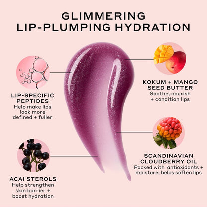 Ole Henriksen Glimmer Pout Preserve Lip Treatment  Soin des lèvres hydratant & anti-âge aux peptides