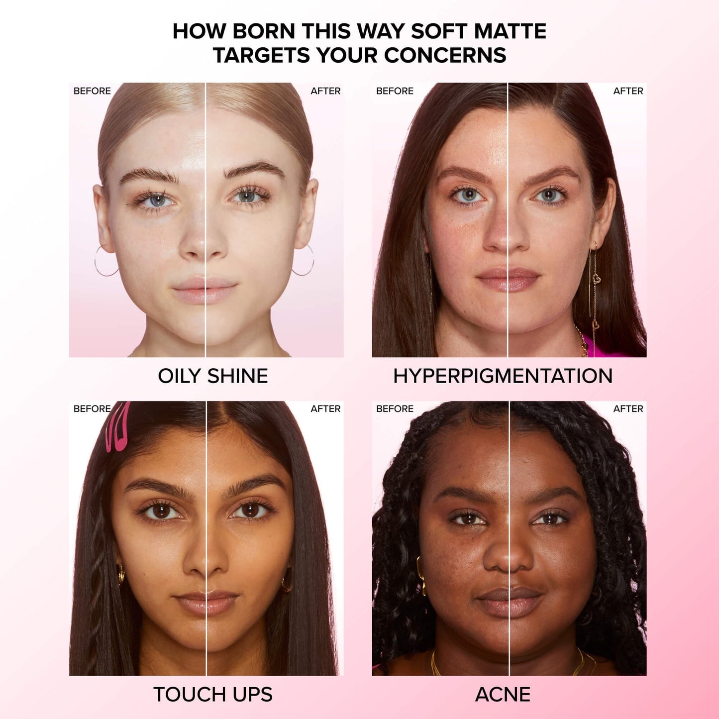 Too faced Born This Way Soft Matte Foundation Formule contrôle du sébum + Tenue 24 heures 30 ML
