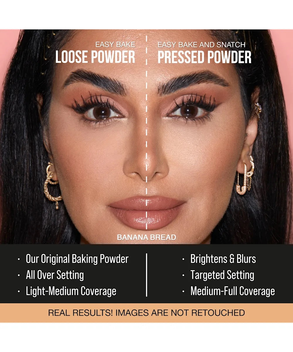 Huda Beauty Easy Bake and Snatch Pressed Brightening and Setting Powder  - Poudre compacte