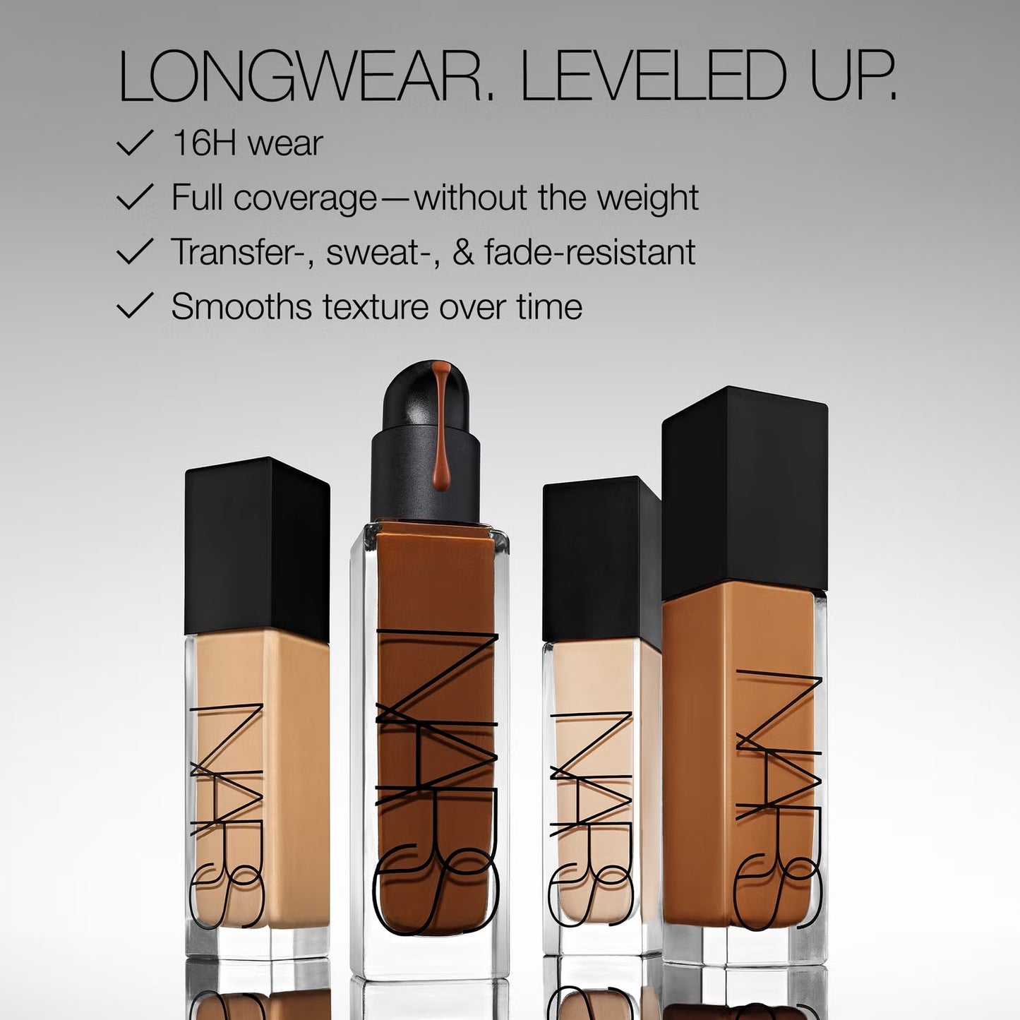 NARS Natural Radiant Longwear Foundation - Fond de teint couvrant longue tenue